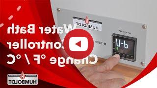 Video Thumbnail for 洪堡 Water Bath Temperature Controller Instruction to Unlock Lock change Fahrenheit to Celsius
